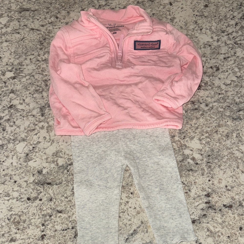 Vineyard vines & miniclasix  baby girl outfit